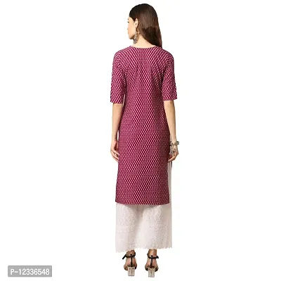 Elite Crepe Printed Straight Stitched Kurta For Women- Pack Of 3-thumb4