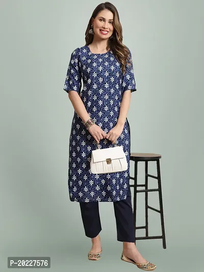 New Stylish Crepe Printed Kurti For Women