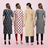 Women Stylish Crepe Printed Straight Kurta-thumb1