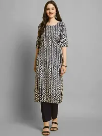 Stylish White Crepe Printed Kurta Bottom Set For Women-thumb1