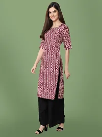 Stylish Crepe Printed Kurti For Women-thumb1