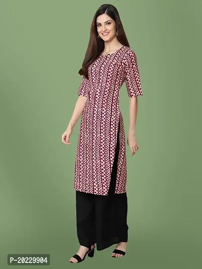 Stylish Crepe Printed Kurti For Women-thumb2