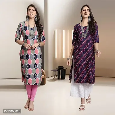 Fancy Rayon Kurtis For Women Pack Of 2