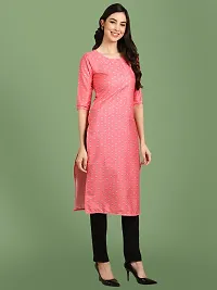 Stylish Crepe Printed Kurti For Women-thumb2