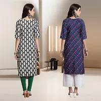 Fancy Rayon Kurtis For Women Pack Of 2-thumb1