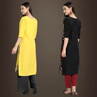 Fancy Crepe Kurtis for Women Pack Of 2-thumb1