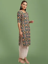 Stylish Crepe Printed Kurti For Women-thumb2