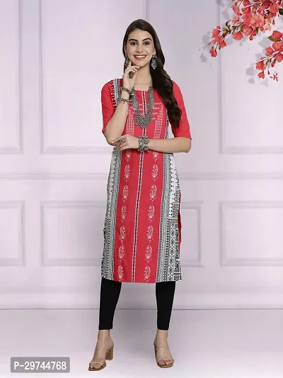 Attractive Multicoloured Printed Crepe Kurta Combo Of 2-thumb2