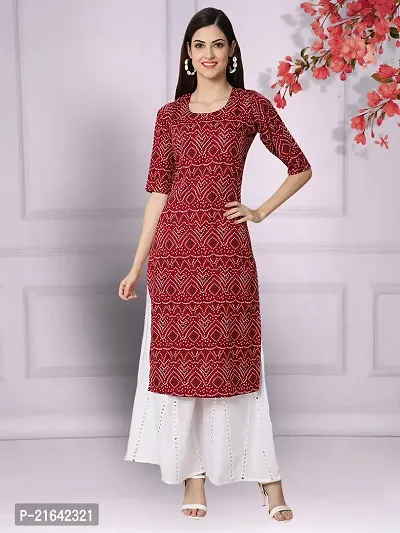 Stylish Crepe Stitched Kurta For Women-thumb0