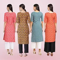 Women Stylish Crepe Printed Straight Kurta-thumb1