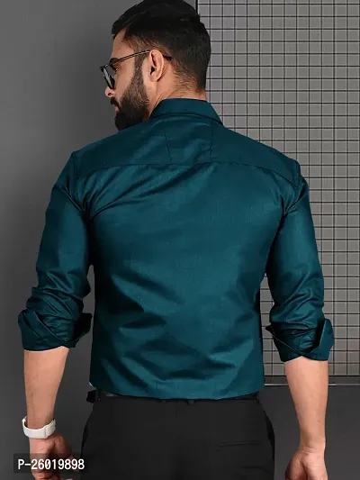Comfortable Multicoloured Cotton Long Sleeve Formal Shirt For Men-thumb4