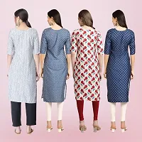 Women Stylish Crepe Printed Straight Kurta-thumb1