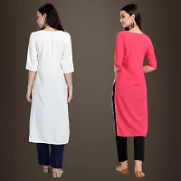 Fancy Crepe Kurtis for Women Pack Of 2-thumb1