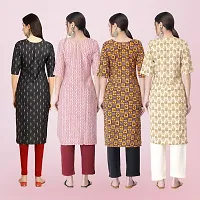 Women Stylish Crepe Printed Straight Kurta-thumb1