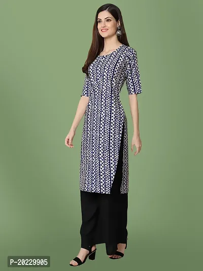 Stylish Crepe Printed Kurti For Women-thumb2