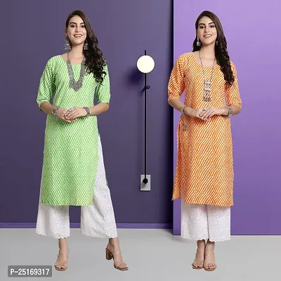 Fancy Crepe Kurtas For Women Pack Of 2