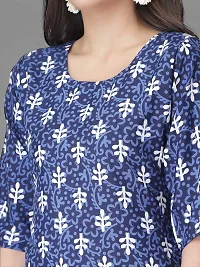 Stylish Crepe Printed Straight Kurta With Pant Set For Women-thumb3