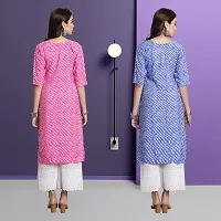 Fancy Crepe Kurtas For Women Pack Of 2-thumb1