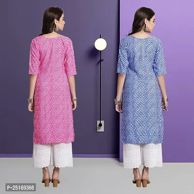 Fancy Crepe Kurtas For Women Pack Of 2-thumb2