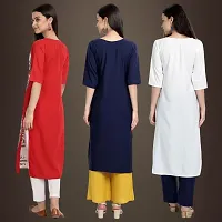 Fancy Crepe Kurtis for Women Pack Of 3-thumb1