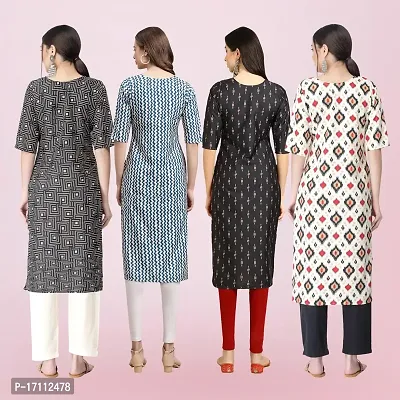 Women Stylish Crepe Printed Straight Kurta-thumb2