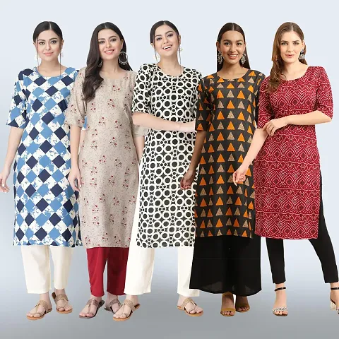 Classic Crepe Kurtis Combo For Women