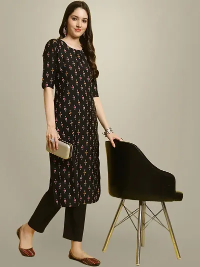 Fancy Crepe Printed Kurti