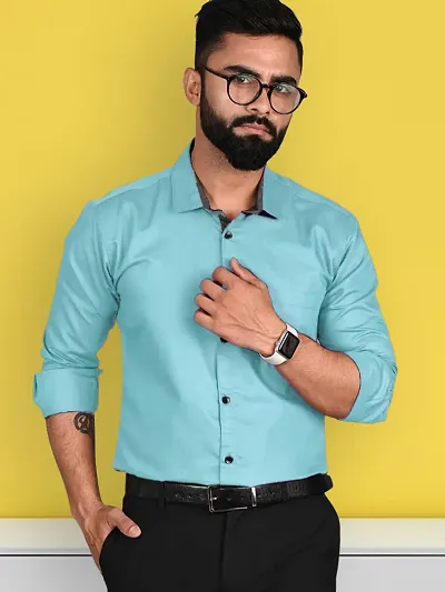 Stylish Men Long Sleeve Formal Shirt