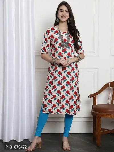 Fancy Crepe Printed Kurtas For Women Pack Of 6-thumb5