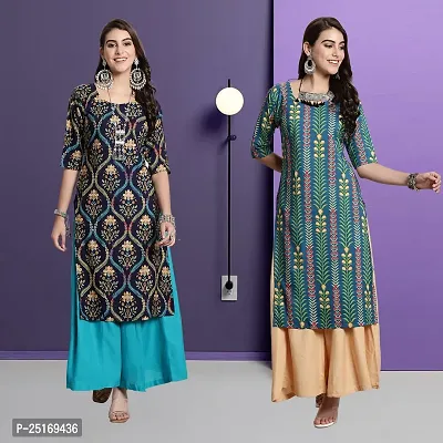 Fancy Crepe Kurtas For Women Pack Of 2