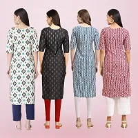 Women Stylish Crepe Printed Straight Kurta-thumb1