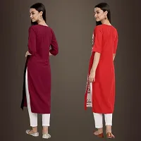 Fancy Crepe Kurtis for Women Pack Of 2-thumb1