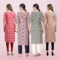 Women Stylish Crepe Printed Straight Kurta-thumb1