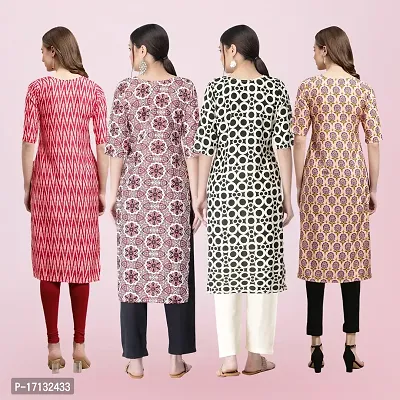 Women Stylish Crepe Printed Straight Kurta-thumb2