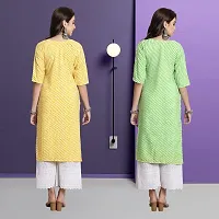 Fancy Crepe Kurtas For Women Pack Of 2-thumb1