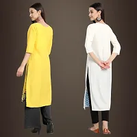 Fancy Crepe Kurtis for Women Pack Of 2-thumb1