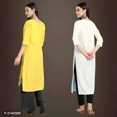 Fancy Crepe Kurtis for Women Pack Of 2-thumb2