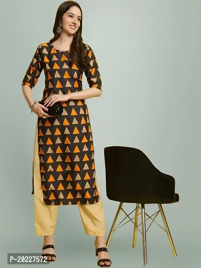 New Stylish Crepe Printed Kurti For Women