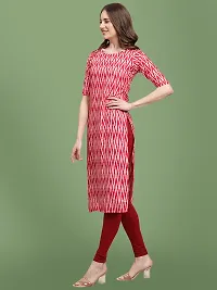 Stylish Crepe Printed Kurti For Women-thumb1