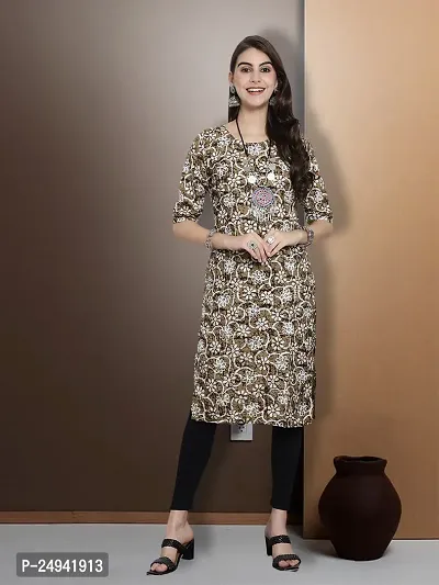 Stylish Fancy Designer Crepe Kurta For Women-thumb0