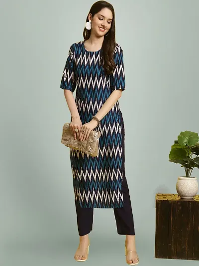 Fancy Crepe Printed Kurti