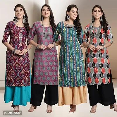 Fancy Crepe Kurtis for Women Pack Of 4