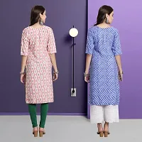 Fancy Crepe Kurtas For Women Pack Of 2-thumb1