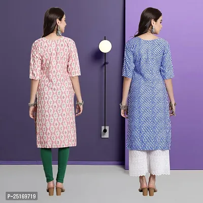 Fancy Crepe Kurtas For Women Pack Of 2-thumb2