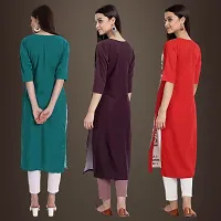 Fancy Crepe Kurtis for Women Pack Of 3-thumb1