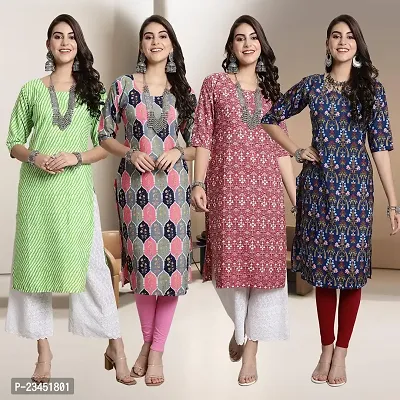 Fancy Crepe Kurtis for Women Pack Of 4