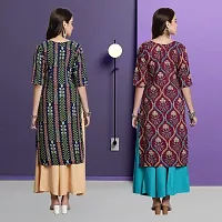 Fancy Crepe Kurtas For Women Pack Of 2-thumb1