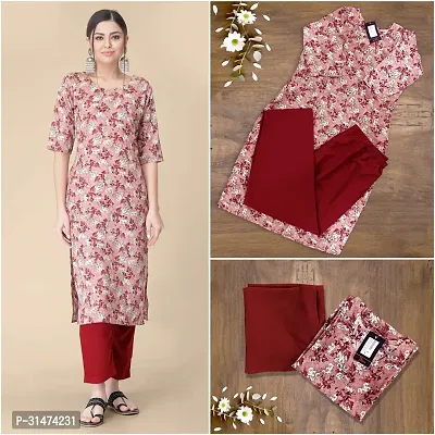 Fancy Crepe Kurta Bottom Set For Women