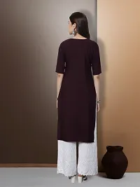 Stylish Fancy Designer American Crepe Kurta For Women-thumb2