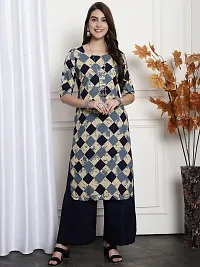 Fancy Crepe Printed Kurtas For Women Pack Of 6-thumb3